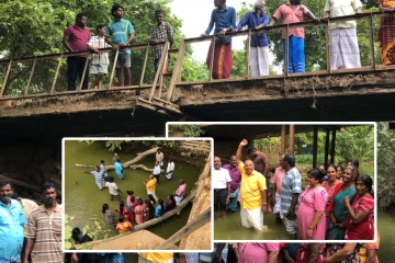 46 வருடங்களாக புனரமைக்கப்படாத பாலம் : உடைந்து விழும் நிலையில் மக்கள் போராட்டம்