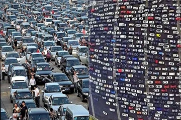 12 நாட்கள் நீடித்த உலகின் நீண்ட போக்குவரத்து நெரிசல்!