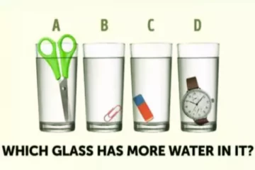 Optical illusion: அதிபுத்திசாலி மட்டுமே கூற முடியும்! அதிக தண்ணீர் உள்ள கிளாஸ் எது?