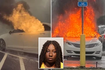 கடைக்குள் திருடச்சென்ற தாய்; வெளியே காரில் எரிந்துகொண்டிருந்த குழந்தைகள்