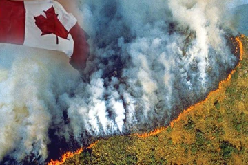 கனடாவின் மேற்குப் பகுதியில் ஏற்பட்டுள்ள பயங்கர காட்டுத் தீ! ஆயிரக்கணக்கானோர் வெளியேற்றம்