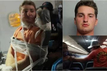 விமான பணிப்பெண்களை தவறான முறையில் சீண்டிய பயணிக்கு நேர்ந்த கதி!