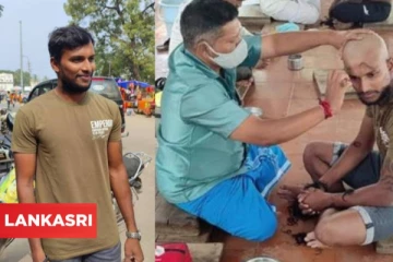 முருகன் கோவிலில் மொட்டை அடித்த முடி காணிக்கை செலுத்திய தமிழக வீரர் நடராஜன்! வைரலாகும் புகைப்படங்கள்