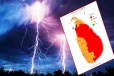 இலங்கையின் சில பகுதிகளுக்கு பலத்த மின்னல் தொடர்பான எச்சரிக்கை