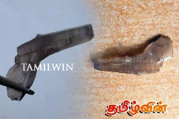 இலங்கையில் அதிசயம்! கைத்துப்பாக்கி வடிவத்தில் இரத்தினக்கல்