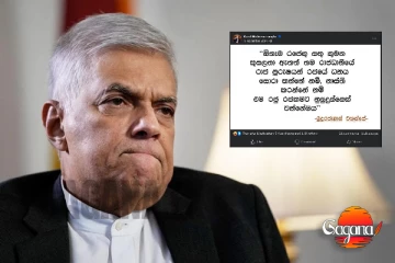 හිටපු ජනපති රනිල් දාපු පොස්ටුවක් අන්තර්ජාලයම කලඹයි