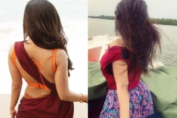 படுத்து கொண்டு கவர்ச்சி ஆடையில் எல்லை மீறிய 27 வயது நடிகை.. புலம்பும் ரசிகர்கள்