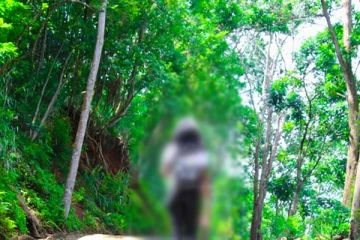 අම්බුළුවාව රක්ෂිතයෙන් මතු වූ නිරුවත් කාන්තාව.