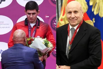 சொந்த நாட்டு வீரரை தோற்கடித்த ரஷ்யர்: "துரோகி" எனக் கூறி பதக்கம் கொடுத்த நிர்வாகி..சர்ச்சை வீடியோ