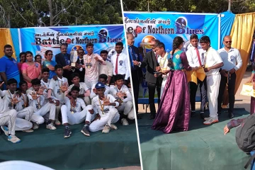 வடக்கின் நீலங்களின் சமரில் கிளிநொச்சி இந்துக்கல்லூரி அணி வெற்றி