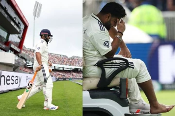 யாரும் எதிர்பாராத விதமாக காயத்துடனே களமிறங்கிய பண்ட்! எழுந்த கரகோஷம்