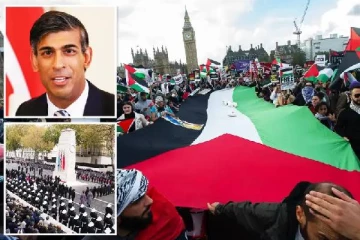 பிரித்தானியாவில் பாலஸ்தீன ஆதரவு மக்களுக்கு எச்சரிக்கை விடுத்த பிரதமர் ரிஷி சுனக்