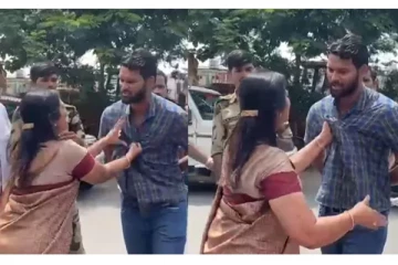 மாநகர அதிகாரியை பொது மக்கள் முன் பளார்னு அறைந்த எம்.எல்.ஏ - வைரலாகும் வீடியோ!