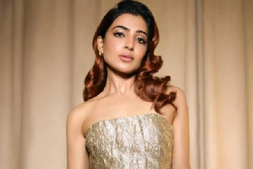 நடிகை சமந்தாவின் கோல்டன் லுக்!! வாய்ப்பிளக்கும் ரசிகர்கள்..