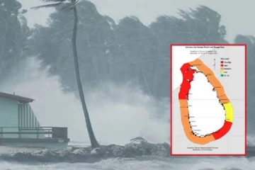 පැයට කිලෝමීටර 50-60ක තද සුළං- දකුණ සහ ගිනිකොනදිග මුහුදු සීමාවට කාලගුණයෙන් අවවාදාත්මක නිවේදනයක්