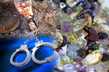 சட்டவிரோத மாணிக்கக்கல் அகழ்வில் ஈடுபட்டவர்கள் கைது