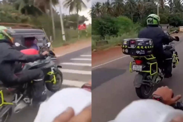 தென்காசி சாலையில் பைக் ரைடு செய்த நடிகர் அஜித்? வைரலாகும் வீடியோ | Actor Ajith Bike Ride Towards Tenkasi