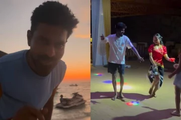 மாலத்தீவில் போட் ரைட் செய்த விஜய் டிவி மாகாபா ஆனந்த்!! வீடியோ