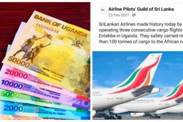 2021 දී උගන්ඩාවට ගෙන යන වාණිජ භාණ්ඩ පිළිබඳ ශ්රී ලංකන් ගුවන් සමාගමෙන් පැහැදිලි කිරීමක්.. විරෝධාවකදි අගමැති ගැනත් ආන්දෝලනාත්මක හෙළිදරව්වක් (VIDEO)