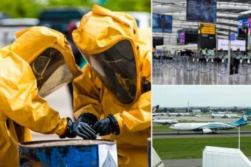 லண்டன் விமான நிலையத்தில் ஆபத்தான யுரேனியம் கண்டுபிடிப்பு: தீவிரவாத தடுப்பு பொலிஸாருக்கு அழைப்பு