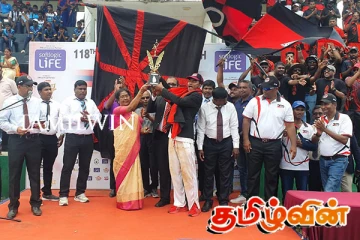 வடக்கின் பெரும் சமரில் யாழ்ப்பாணம் பரி யோவான் கல்லூரி வெற்றி