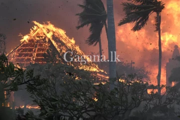 හවායිහි ලැව් ගින්නකින් 30 කට වැඩි පිරිසක් මරුට.