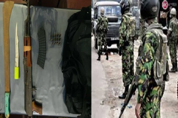 துப்பாக்கி,வாள் உட்பட ஆயுதங்களுடன் மூவர் கைது