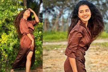 ஷார்ட் ட்ரெஸ்ஸில் அனுபமாவின் அசத்தல் போஸ்