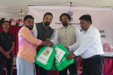 இந்திய அரசாங்கத்தினால் மன்னாரில் உலர் உணவுப் பொதிகள் வழங்கி வைப்பு