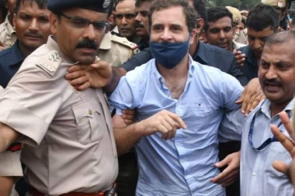 ராகுல் காந்தி அதிரடியாக கைது! பரபரப்பை ஏற்படுத்திய சம்பவம் | Rahul Gandhi Arrested In Action