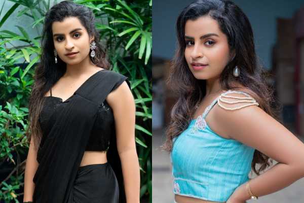 கூடும் அழகு!! நகைக்கடைத் திறப்பு விழாவில் மின்னும் சூப்பர் சிங்கர் சிவாங்கி... | Super Singer Sivaangi Krishnakumar Saree Video