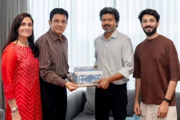 அனிருத் - காவ்யா மாறன் திருமணம்.. முதலமைச்சர் விஜய்க்கு அழைப்பிதழ் வழங்கிய கலாநிதி மாறன்