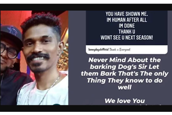 கொலைக்குற நாய்கள் பத்தி கவலைப்படாதீங்க சார்- நடுவருக்கு ஆறுதல் கூறிய போட்டியாளர் | Super Singer Benny Dayal Quit Singers Comment