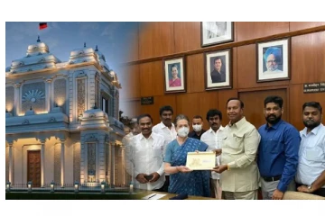 டெல்லியில் திமுக அலுவலகம் திறப்பு - சோனியா காந்தியை நேரில் சந்தித்து அழைப்பு விடுத்த திமுக எம்.பிக்கள்