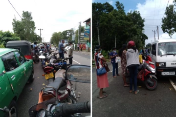 "..ඊයේ උදේ ඇදපු ඇදුම් ඇදගන ඉන්නෙත්..මොනවා හරි කරන්න.." පිරවුම්හලට ඉන්ධන ලැබුණත් ජනතාව දින ගණනාවක් පෝලිමේ - (PHOTOS)