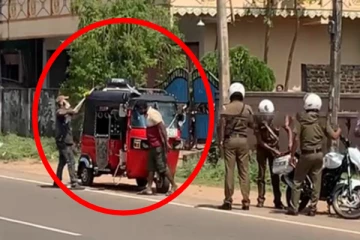 க்ளீன் ஶ்ரீலங்கா திட்டம்; வவுனியாவில் முச்சக்கரவண்டி சாரதி பேயாட்டம்