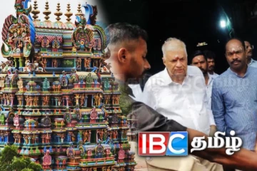 மதுரை மீனாட்சி அம்மனை தரிசித்த ரணில் !