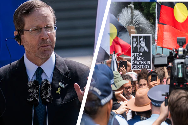 இஸ்ரேல் ஜனாதிபதி வருகையால் ஆஸியில் போராட்டங்கள் தடை | Protests Banned Australia Israeli President Visit இஸ்ரேல் ஜனாதிபதி வருகையால் ஆஸியில் போராட்டங்கள் தடை | Protests Banned Australia Israeli President Visit