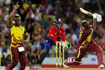 மீண்டும் களத்தில் இறங்கி இங்கிலாந்தை சூறையாடிய ஆந்த்ரே ரசல்! முதல் டி20 வெஸ்ட் இண்டீஸ் மிரட்டல் வெற்றி
