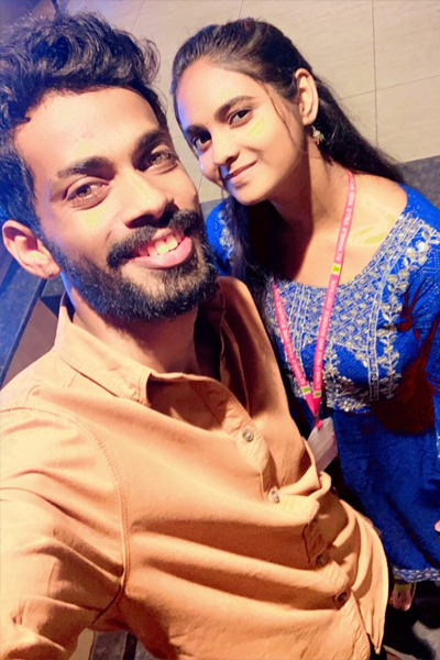 actress swetha and lover photos