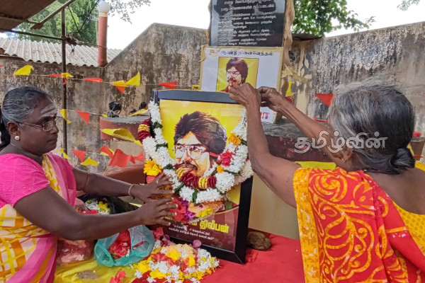 உண்ணா நோன்பிருந்து தியாக தீபம் திலீபனுக்கு பருத்தித்துறையில் அஞ்சலி! | Procession Of Lamp Dileepan Begins In Jaffna