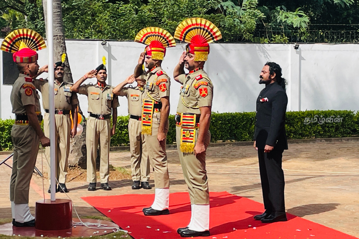 இந்தியாவின் 80வது சுதந்திர முன்னிட்டு யாழில் கொடியேற்றம் | Flag Hoisting In Jaffna Of India Independence Day