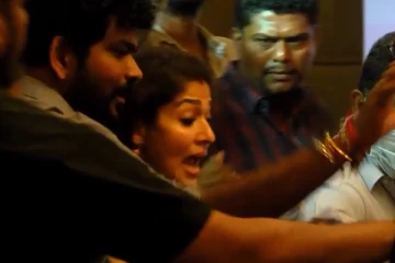 பதறிய நயன்தாரா.. பிரெஸ் மீட்டில் அதிர்ச்சி சம்பவம்! வைரல் வீடியோ