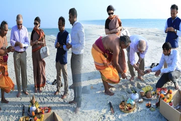 ராமர் சேது பால பகுதிக்கு இந்திய தூதர் விஜயம்