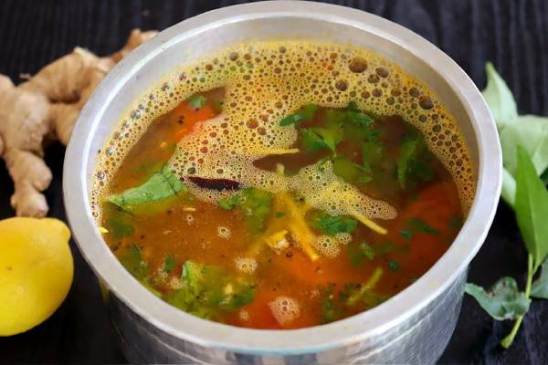 காரம் தூக்கலா Non Veg ரசம் - இப்படி ஒரு முறை செய்து பாருங்க | Madurai Melur Special Non Veg Rasam Recipe