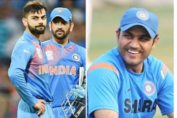 டோனியும் நானும் இல்லேன்னா கோலியை அணியில் இருந்து தூக்கியிருப்பாங்க! ரகசியம் உடைத்த சேவாக்