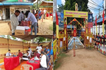 தியாகதீபம் திலீபன் நினைவேந்தலை முன்னிட்டு நல்லூரில் இரத்ததான முகாம்!(படங்கள்)