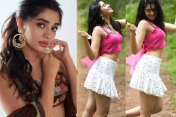 வயசுக்கு மீறி கவர்ச்சி காட்டும் கீர்த்தி ஷெட்டி!! அரைகுறை ஆடையில் இப்படியா..