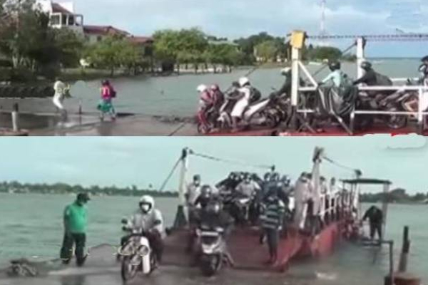 அச்சத்திற்கு மத்தியில் படகுப்பாதையூடாக பயணிக்கும் மக்கள்! | People Traveling By Boat Amidst Fear