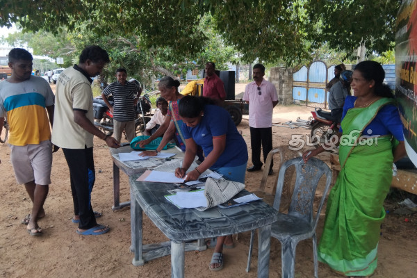 சர்வதேச நீதி கோரிய கையெழுத்து போராட்டம் இன்று பருத்தித்துறையில்... | Signature Protest In Point Pedro Today